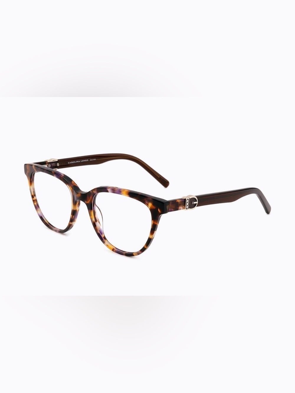 Carolina Lemke Betty optical eyeglasses in a tortoiseshell / dark havana